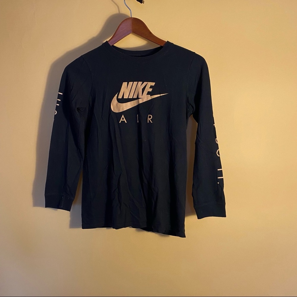 Nike air Boys Black Muted Gold long sleeve tee